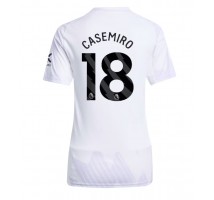Manchester United Casemiro #18 Koszulka Wyjazdowa damskie 2025-26 Krótki Rękaw